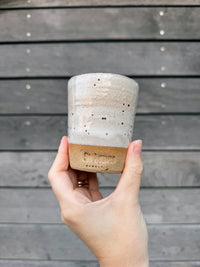 Set of 4 Flat white cups