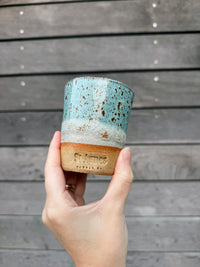 Set of 4 Flat white cups