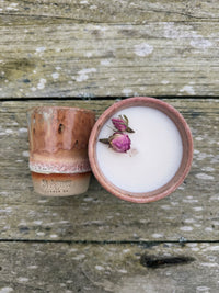 Single Wick Candle with Flat white cup